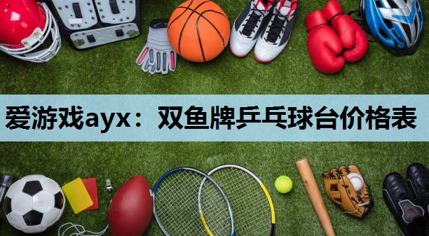 双鱼牌乒乓球台价格表 双鱼牌乒乓球台价格表
